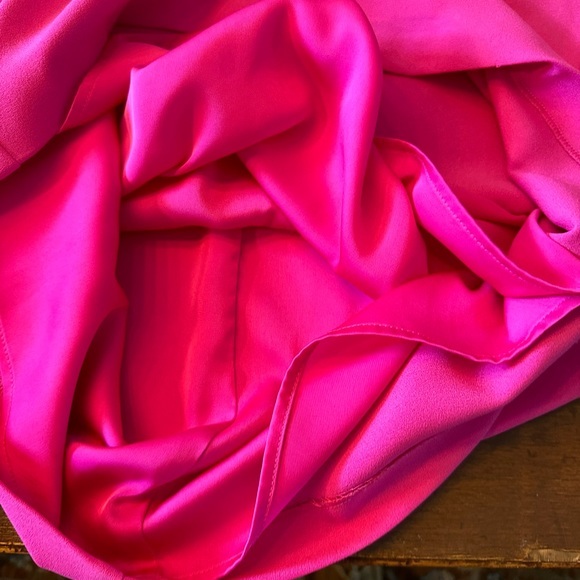 Giani Bini Barbie pink oversized XS mini lined dress‎ flowy sleeves - Picture 8 of 10